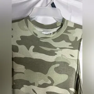 Mudpie TULLY TIERED DRESS camo size S thumbnail 4