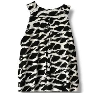 Rafaella Womens Dress Size S Black White Tie‎ Dye Flounce Deep V Neck Maxi thumbnail 6