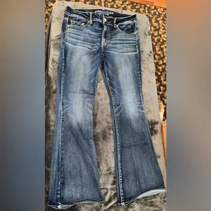 American Eagle Kick Boot Super Stretch Jean Size 14 Regular thumbnail 6