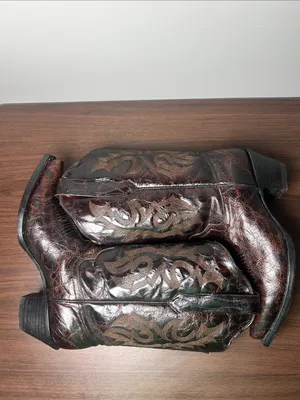 Corral Distressed Leather Western Cowboy Boots Women's Size 8.5 M Style A-2519 thumbnail 13