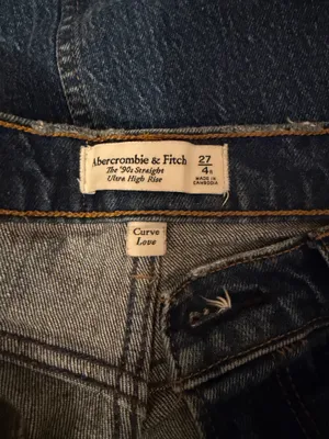 Curve Love Ultra Straight Abercrombie High-Rise Jeans thumbnail 4