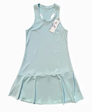 NWT Icyzone Racerback Athletic Sports Dress Light Blue thumbnail 1
