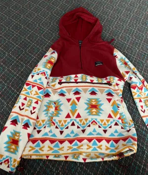 Aztec Fuzzy Quarter Zip Multiple thumbnail 1