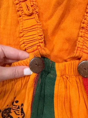 Handmade overalls Orange thumbnail 6
