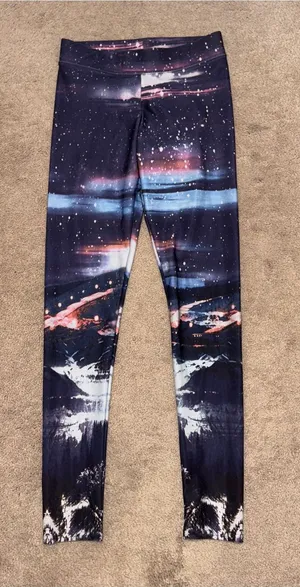 American Eagle Outfitters Galaxy-Print Leggings Size: XS thumbnail 1
