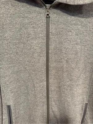 Heavyweight Lululemon Full-Zip Hooded Sweater - Gray thumbnail 2