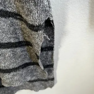 Free People Oversized Sweater Striped Slouchy Boho Festival‎ Casual Indie thumbnail 6