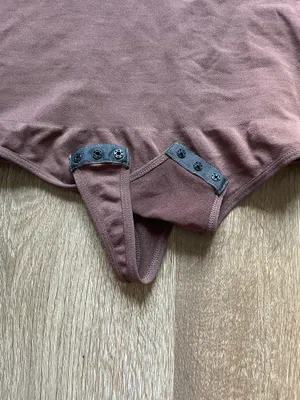 Tummy Control Smoothing Bodysuit Brown Size 3XL/4XL thumbnail 3