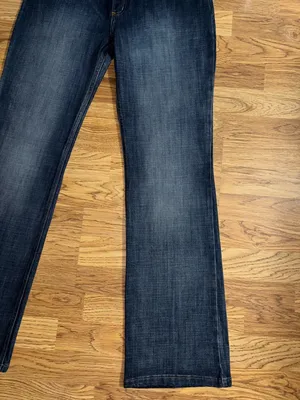 Wrangler Bootcut Jeans Juniors Size 11 Length 32 Dark Wash Pockets Stretch NWT thumbnail 4
