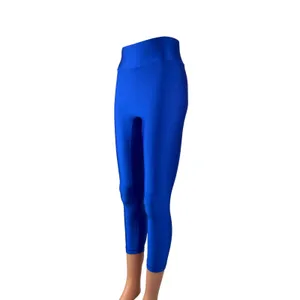 All Access Women's Blue High Rise Cropped Yoga Workout Athletic Leggings Pants S thumbnail 3