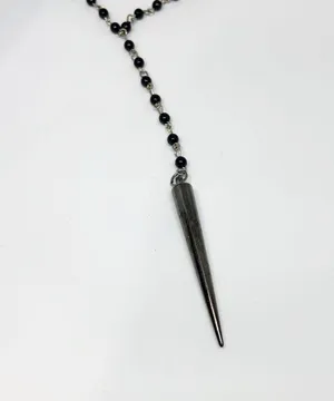 Spike Rosary Chocker Punk Goth Necklace New TBM thumbnail 8