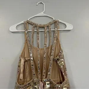Mac Duggal Halter Neck Embellished Detailed Back Gown Style #93981 thumbnail 8