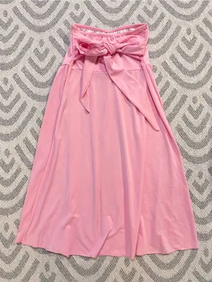 Light Pink Strapless Dress Small/Medium thumbnail 4