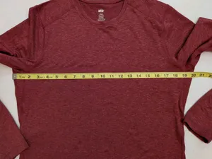 Rei Co Op Base Layer Womens Sz L Red Outdoor Hiking Gorpcore Long Sleeve Shirt thumbnail 2