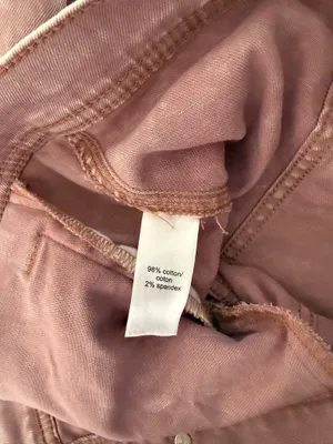 Maurices Blush Pink Denim Jacket Collared Button Front thumbnail 10