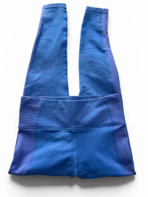 OFFLINE by Aerie High Waisted Blue 7/8 Leggings Medium M Athletic Yoga thumbnail 2