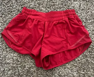 Red Hotty Lululemon Hot Shorts 2.5" thumbnail 1