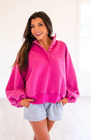 Boutique Sassy Shortcake Pink Pullover thumbnail 1