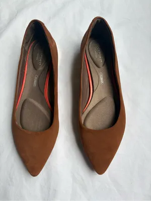 Rockport Total Motion Kaiya Pumps Brown Suede Size 6M thumbnail 2