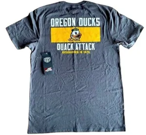 NCAA Oregon Ducks "Quack Attack" Unisex Graphic T-Shirt - New - Size Large thumbnail 2