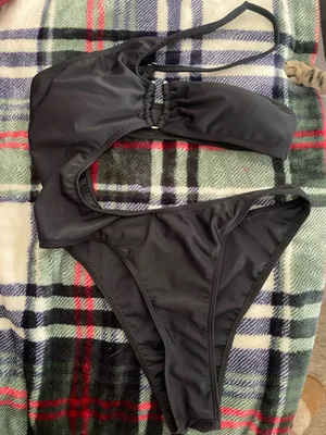 Black One Piece Swimsuit thumbnail 3