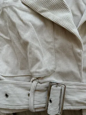 12th Tribe Tan Corduroy Crop Jacket thumbnail 3