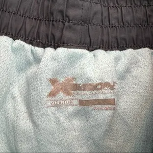 Xersion Women's Semi-Fitted Athletic Running Shorts Gray‎ Black Light Blue Geo thumbnail 6