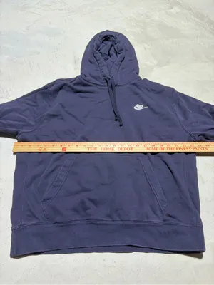 Nike dark purple/blue Pullover Hoodie large sweatshirt thumbnail 3