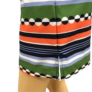 Izod Fun Striped/Circle Print Stretch Golf Tennis‎ Skirt Skort Size 10 C33 thumbnail 3