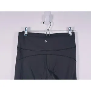 Lululemon In Movement Leggings 25" Everlux Size 10 Black Yoga Workout Gym Active thumbnail 7