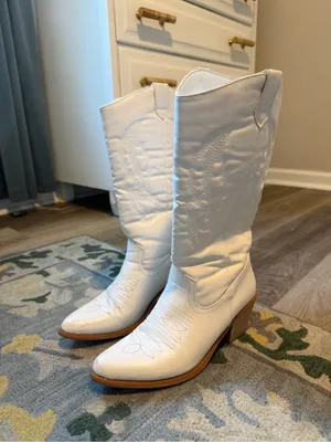 Pierre Dumas Wilder White Cowboy Boots thumbnail 2
