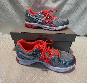 ASICS Women’s Gel Exalt 2 Duomax T4B6N Gray Coral Running Shoes Size 8 thumbnail 1
