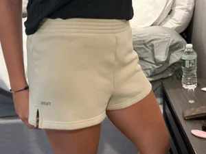 Aritzia TNA Cream Athletic Lounge Shorts thumbnail 3
