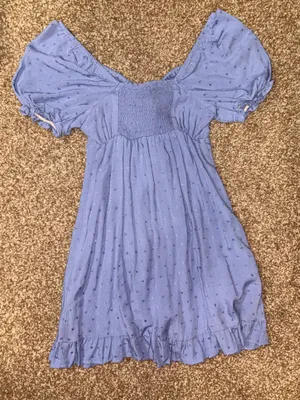Blue Mini Dress Tillys thumbnail 2
