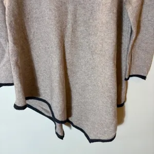 Philosophy by Dane Lewis 100% Cashmere Asymmetrical Hem Sweater Size‎ Large thumbnail 3