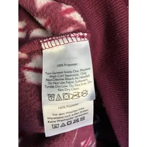Eddie Bauer Fleece Top Sweater Crew Neck Medium Aztec Print thumbnail 6