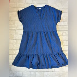 Southern Tide Coastal Cotton Swiss Dot Dress Size small thumbnail 3