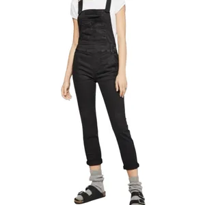 Free People Overalls Womens Size 24 Washed Black Denim Skinny Leg Bib thumbnail 3