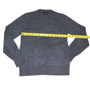 Quince Cashmere Sweater Women Small Gray Crewneck Mongolian Quiet Luxury thumbnail 5