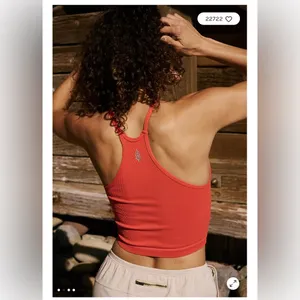 Free People Happiness Runs Long Crop Tank XS/S thumbnail 4