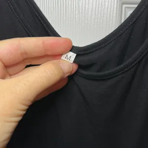 Amazon Sleeveless‎ Maternity Dress Tank Scoop Neck Casual Medium Black thumbnail 3