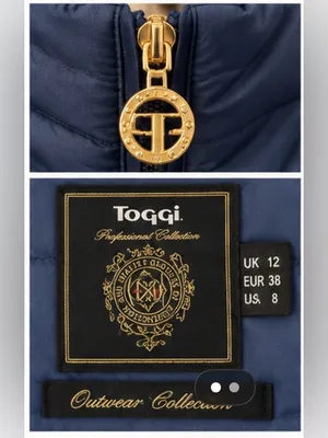 Toggi Professional Collection Navy Quilted Equestrian Vest Gilet UK 12 thumbnail 4