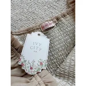 Ivy City Co. Ellie Dress Champagne Peach Gold Pink Chiffon NEW NWT 1X thumbnail 5