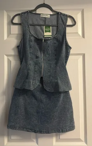 The Pants Store Denim Mini Dress thumbnail 1