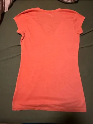 Puma Coral V-Neck Short Sleeve Tee thumbnail 4