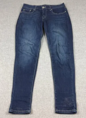 Levi's Jeans Womens 11 M Blue Medium Wash Slim Jegging Stretch Denim 5-Pocket thumbnail 1
