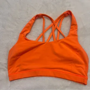 Lululemon Orange  sports bra thumbnail 1