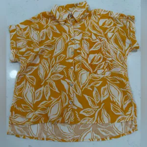 Panama Jack Women's Mustard and White blouse y pants thumbnail 3