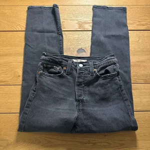 Levi wedgie button fly jeans 28 black thumbnail 3
