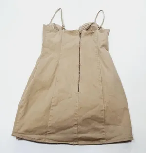 Superdown Renetta Mini Dress in Khaki Small thumbnail 11